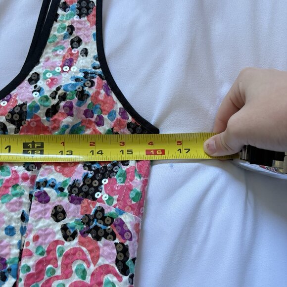 Lilly Pulitzer Lucy Cameo Sweet Nothings Sequin Shift Cocktail Dress Womens 2 - Picture 4 of 9